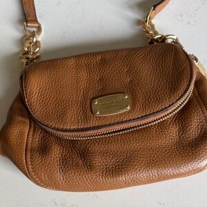 Michael Kors Tan Leather Crossbody Bag